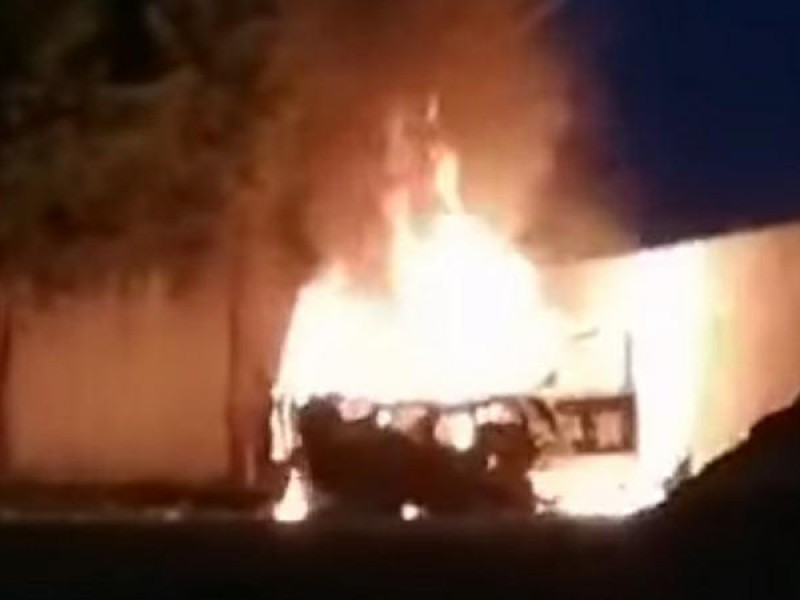 Pobladores de Nopalucan queman patrulla por falta de seguridad