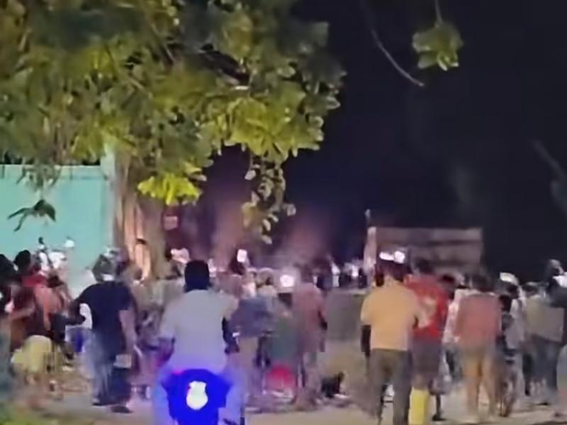 Pobladores de Ostuacán buscan linchar a feminicidas de niña y su abuelita