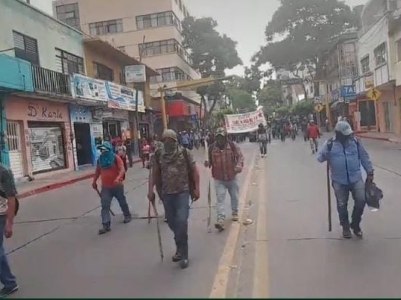 Pobladores de Venustiano Carranza levantan plantón en Tuxtla