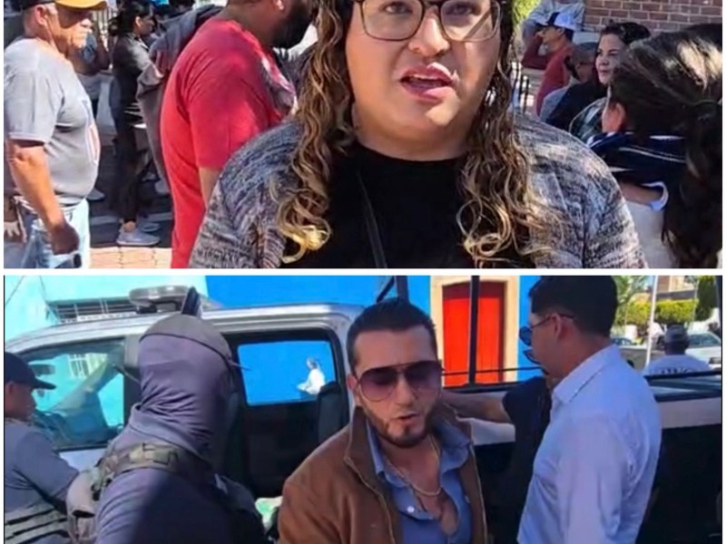 Pobladores se manifiestan en Tepechitlán para exigir solución a conflicto en cabildo