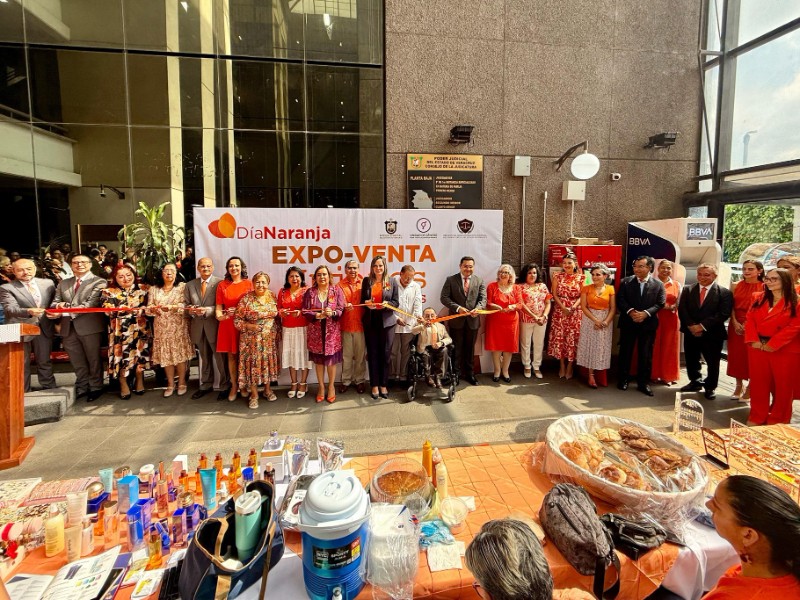 Poder Judicial celebra octava edición del Bazar Naranja en Xalapa