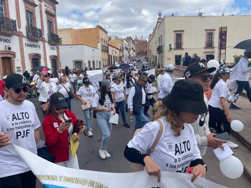 Poder Judicial en Zacatecas se suma a la marcha nacional