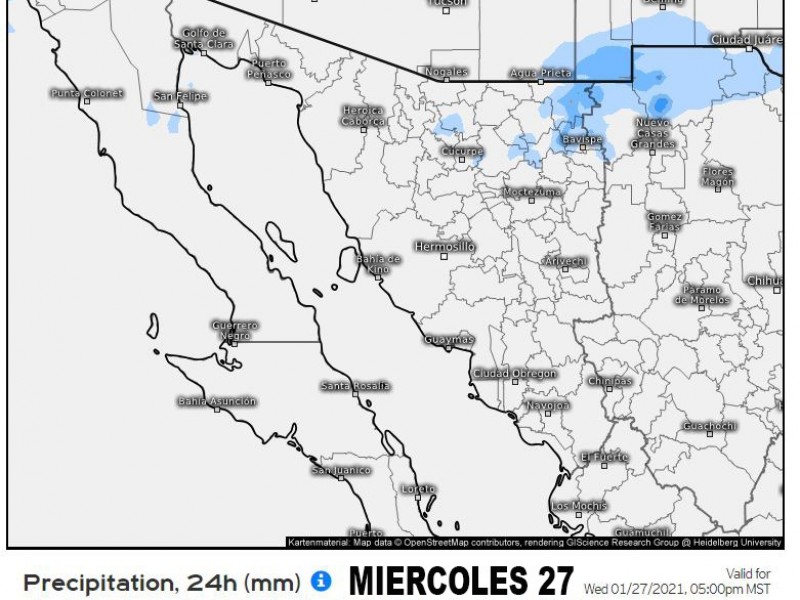 Podría dejar nevadas nuevo frente frío