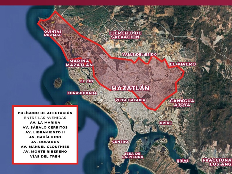 Podrían quedarse sin agua colonias de Mazatlán; bajará presión el domingo