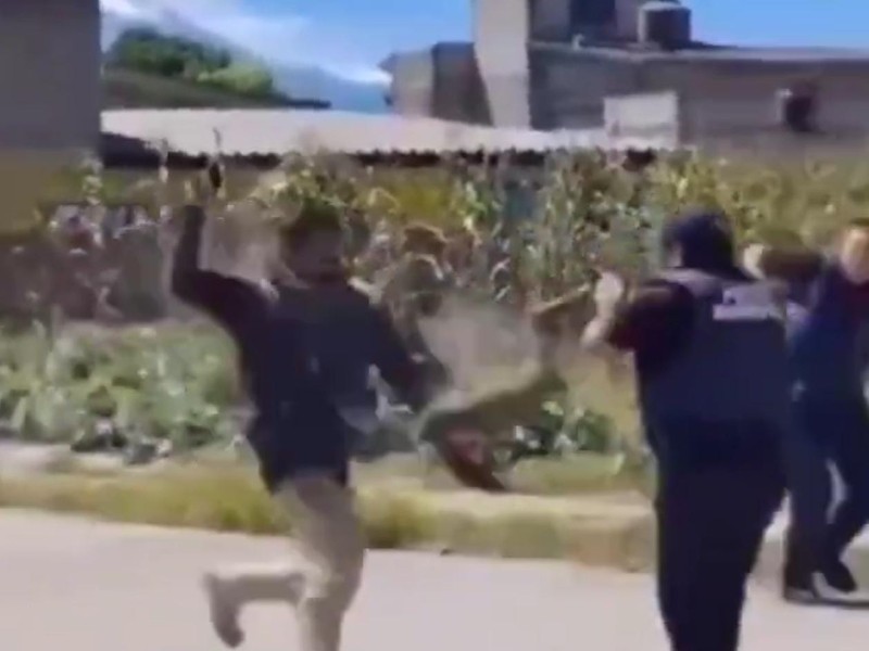 Policía abate a disparos a delincuente en Coronango