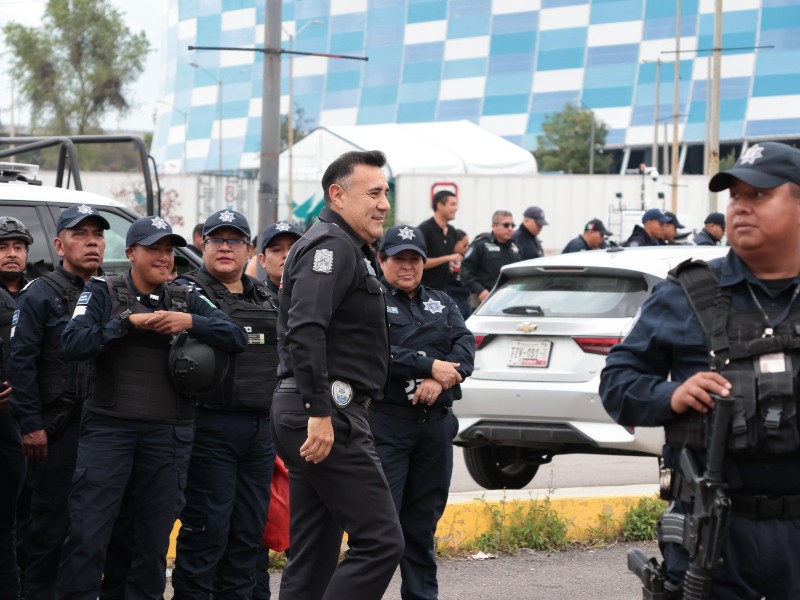 Policía Auxiliar pierde arma oficial