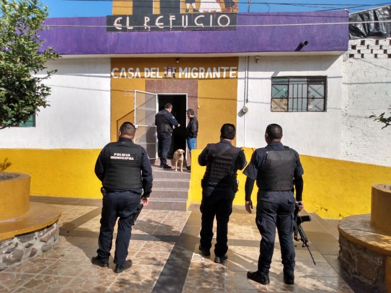 Policía de Tlaquepaque redobla vigilancia en Casa Migrante