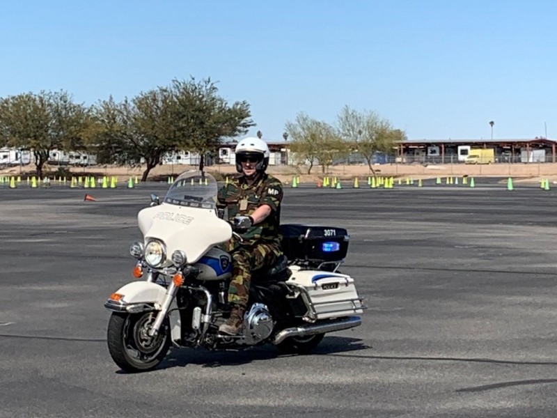 Policía extranjera en Yuma