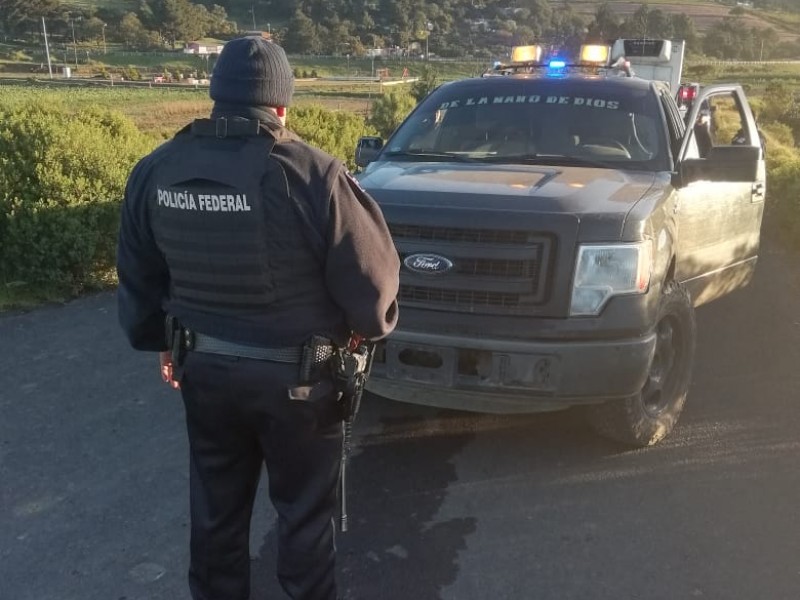 Policía federal enfrenta a asaltantes en la Cuacnopalan
