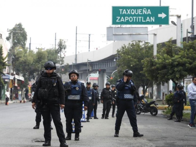 Policía investiga asesinato en Tláhuac