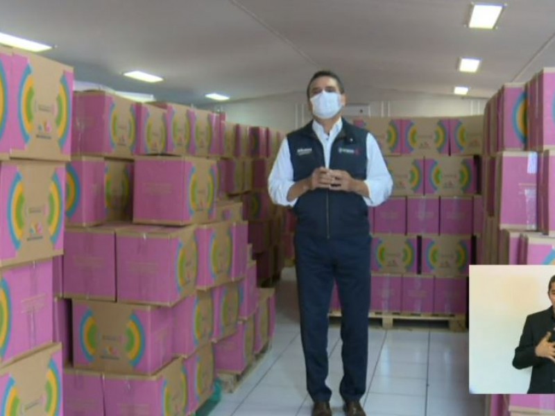 Policía Michoacán entregará casa por casa paquetes alimentarios 