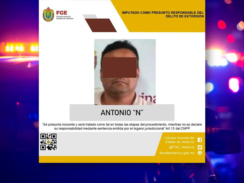 Policía municipal es detenido por presunto caso de extorsión en Xalapa