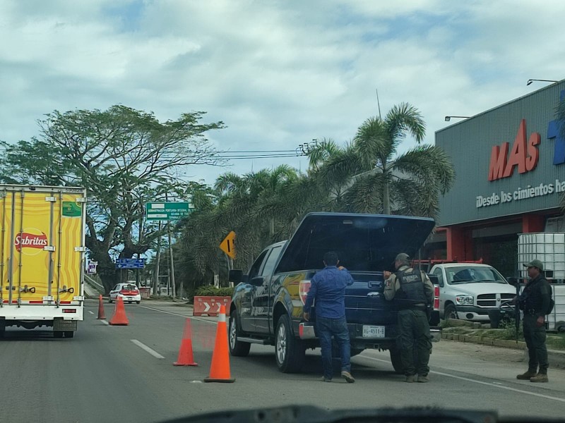 Policía Municipal refuerza seguridad tras hechos ocurridos en Tuxpan