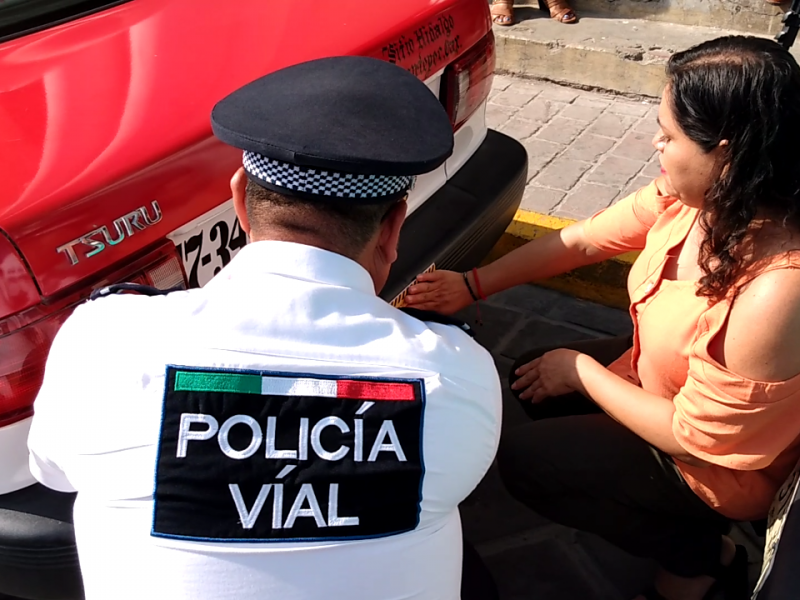 Policía Vial Estatal realiza Campaña contra Violencia