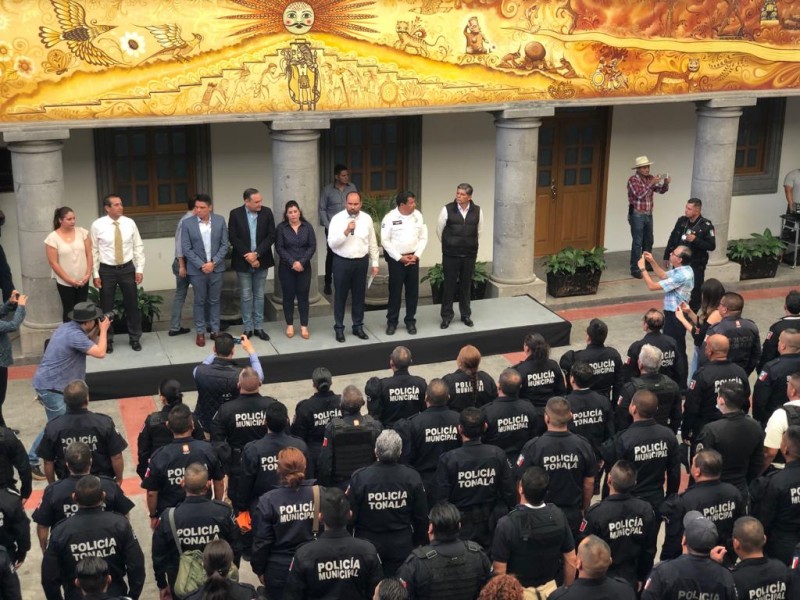 Policías de Tonalá reciben homologación salarial