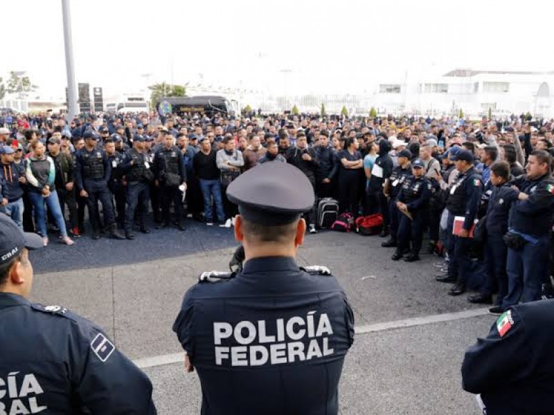 Policías federales esperan alcanzar acuerdo el lunes