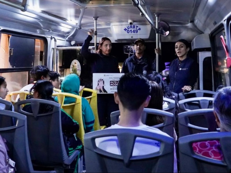 Policías vigilarán rutas del transporte público en la noche