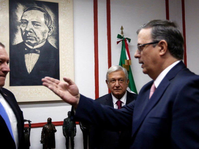 Pompeo resalta avances de México en materia migratoria
