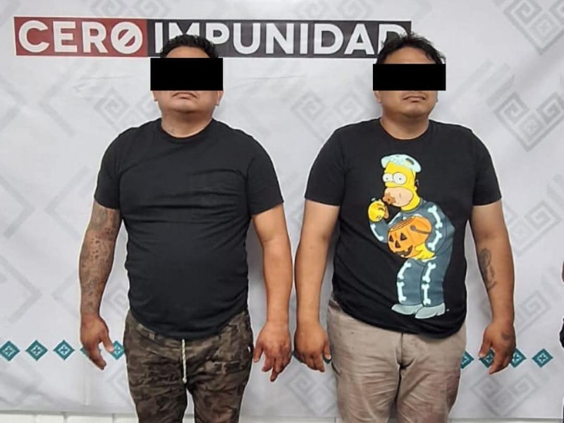 Ponen a disposición del ministerio público a sujetos que agredieron a motociclista