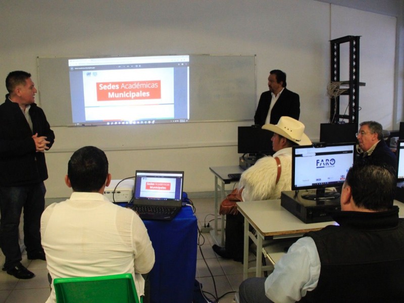 Ponen en marcha aula virtual en Cobach 57 en Chamula