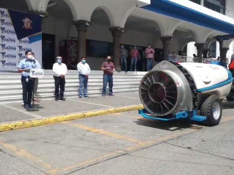 Ponen en marcha turbina desinfectante en Tuxpan