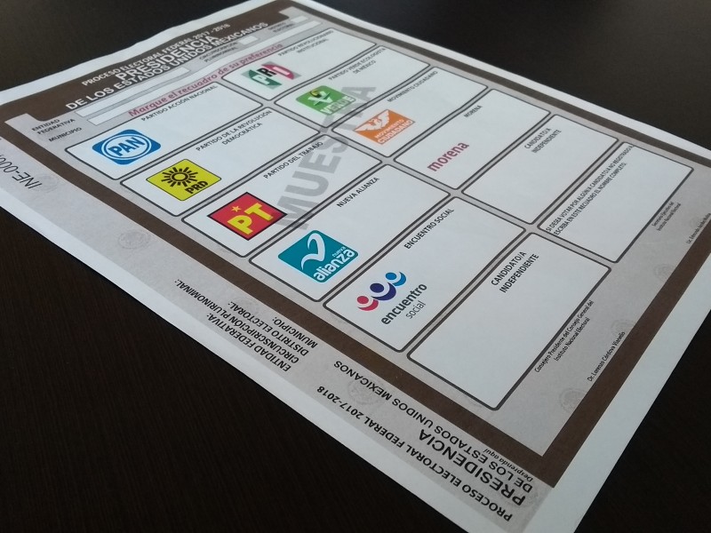 Poner nombre de candidatos contará como voto