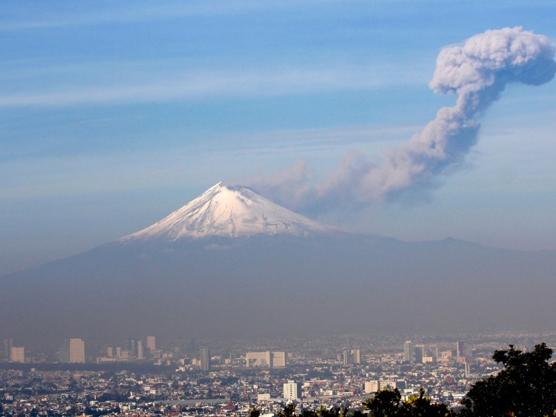 Popocatépetl presenta 172 exhalaciones