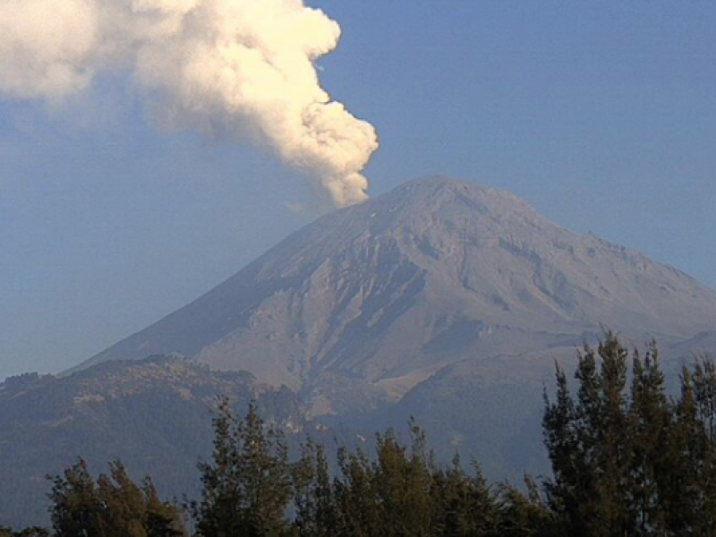 Popocatépetl registra 11 explosiones