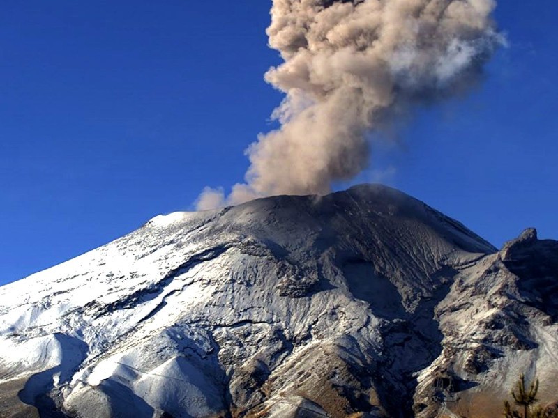 Popocatépetl registra 3 sismos y 3 explosiones: último reporte