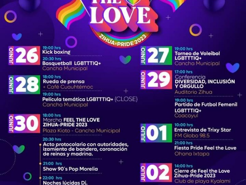 Suspenden algunos eventos de FeelTheLove; marcha gay sigue en pie