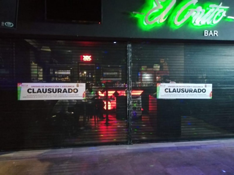 Por brincarse las trancas, clausuran dos antros-bar en Culiacán