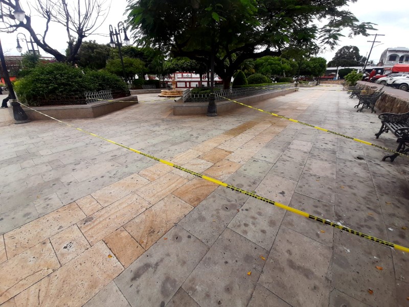Por cambio de semaforización, cierran los parques en Tehuantepec