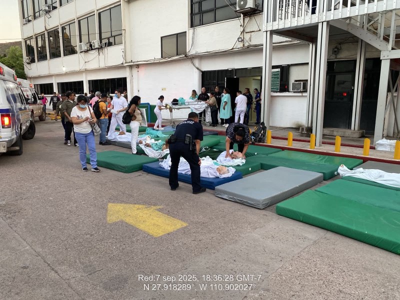 Por conato de incendio evacuan a pacientes del IMSS calle 10