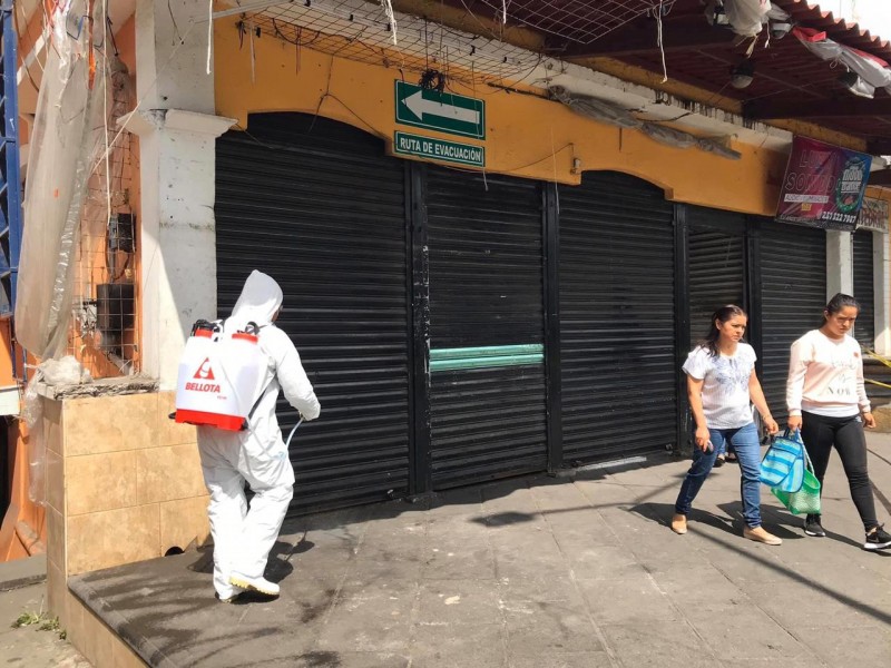 Por contingencia, cierran comercios en Teziutlán