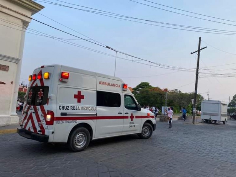 Por crisis sanitaria y económica, Cruz Roja Tehuantepec limita servicios