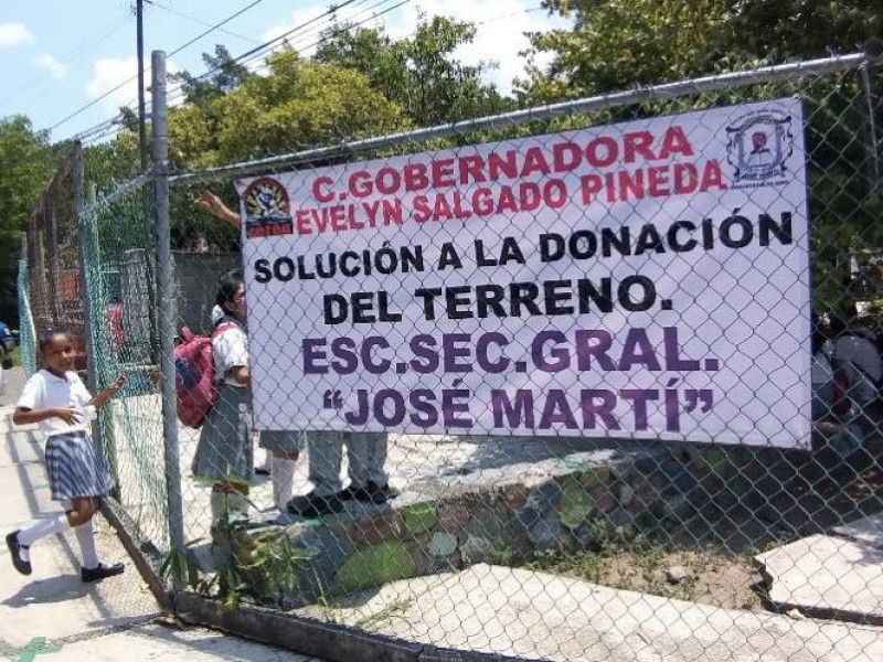 Por decreto estatal, podrían darse donación a secundaria, José Martí