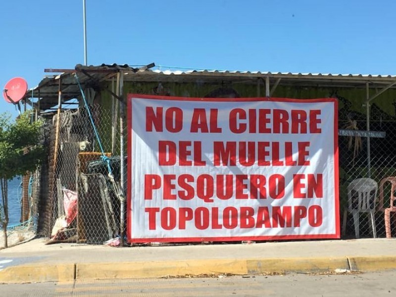 Por definirse cierre del muelle de Topolobampo