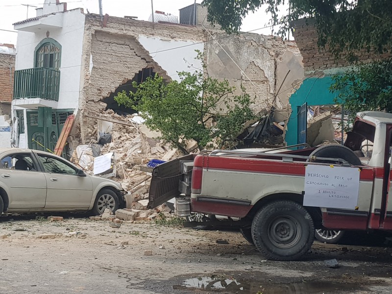 Por explosion 5 viviendas serán derribadas y reconstruidas