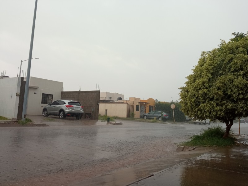 ¡Por fin! Llueve en Los Mochis