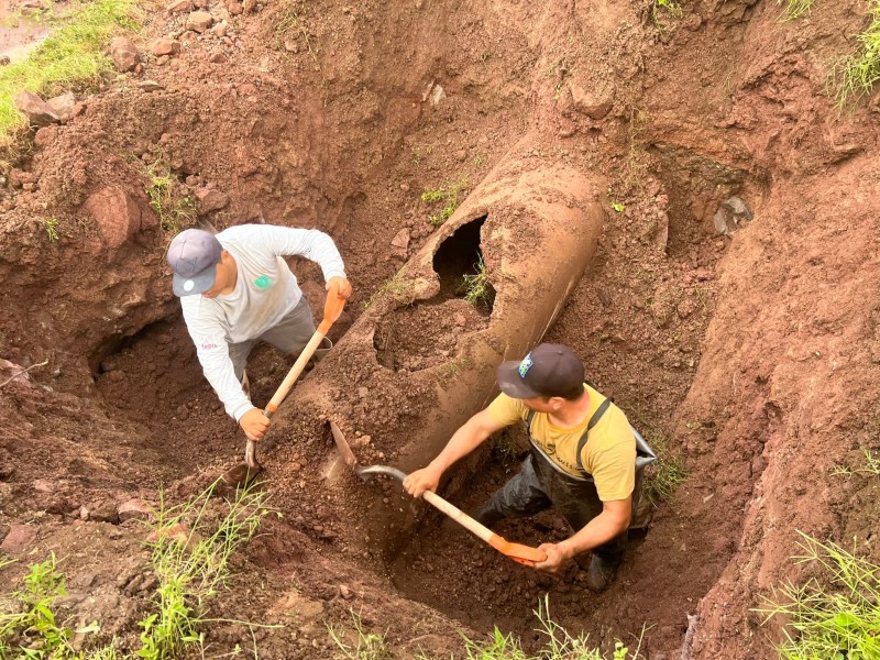 Por fuga 40 colonias carecerán de agua