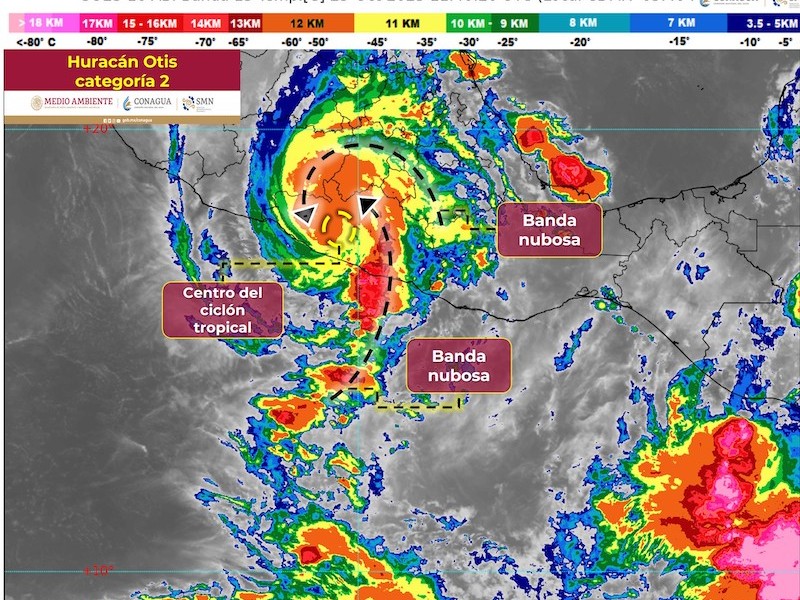 Por huracán, este miércoles en Toluca, lluvias y clima frío