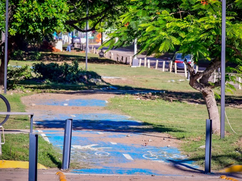 Por introducción de línea de agua potable, ciclovía será intervenida