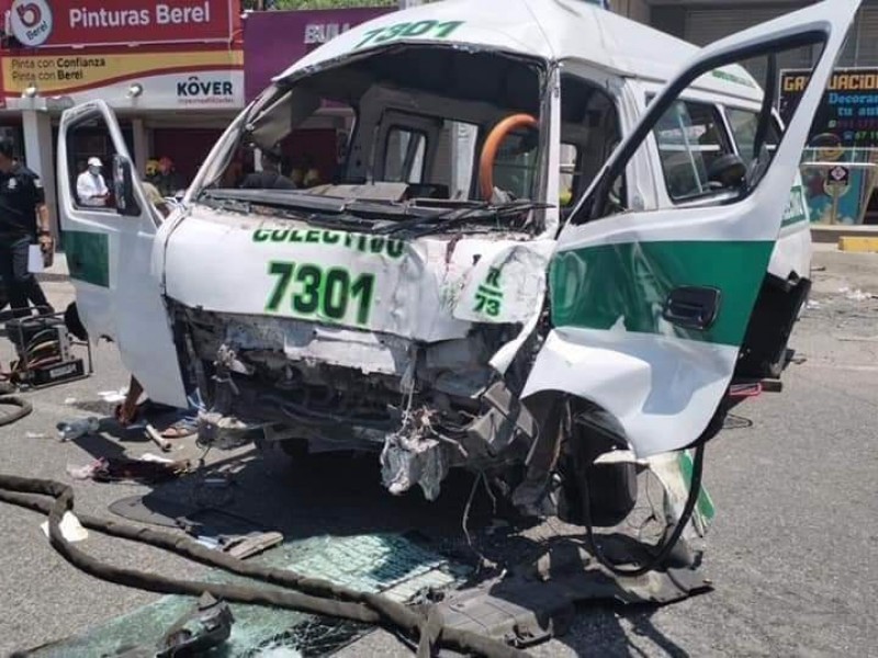 Por malas condiciones de transporte se registran accidentes