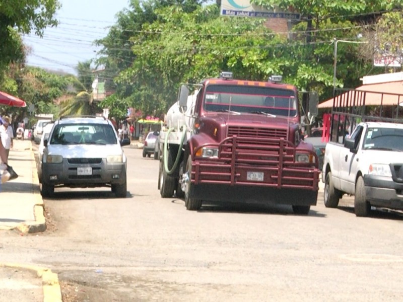 Por morosos limitan agua potable en Pantla