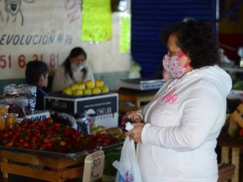 Por nueva movilidad, refuerzan medidas sanitarias en mercado de Jacona