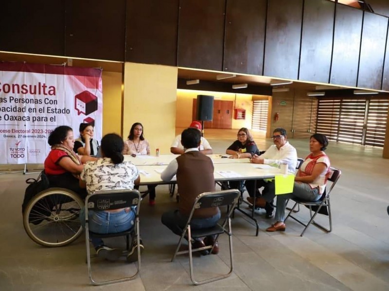 Por primera vez, consulta IEEPCO grupos indígenas y con discapacidad