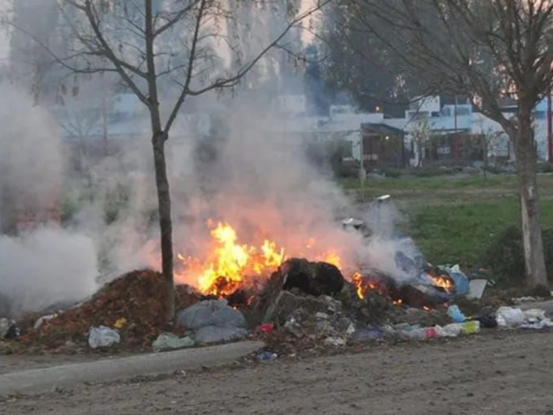 Por quema de basura aplicarán multas de 17 mil pesos