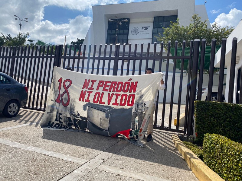 Por quinta semana, normalistas se manifiestan en Tuxtla