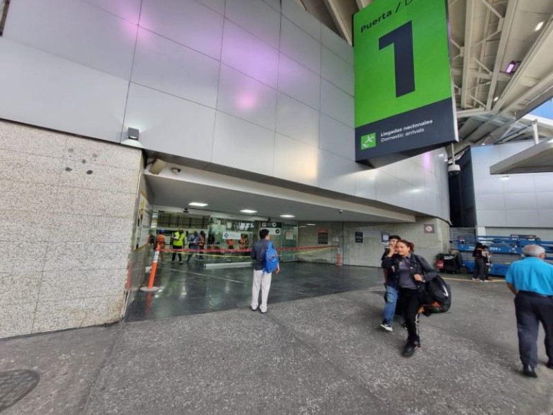 Por remodelación cierran acceso a terminal 1 en el AICM