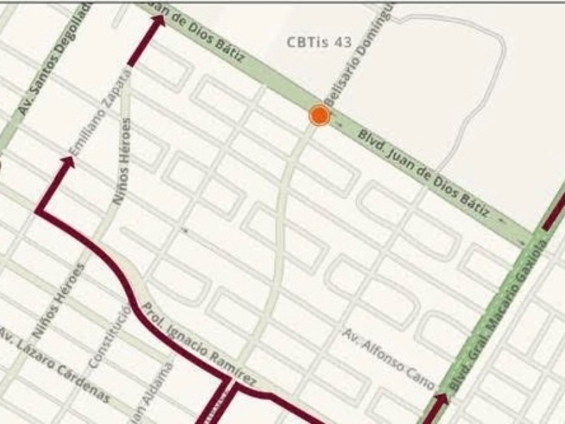 Por reparaciónes,cerrarán tramo en Fraccionamiento El Parque